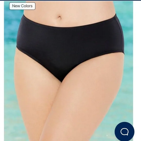 Swimsuits For All Mid-Rise Full Coverage Swim Brief-Size 22 NWOT - Picture 6 of 7